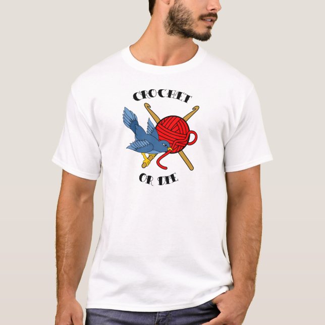 Camiseta Crochet o muera tatuaje (Anverso)