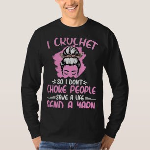 Camiseta Crochet para que no me choque la abuela mamá Croc