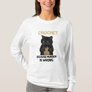 CAMISETA CROCHET PORQUE EL ASESINATO ESTÁ MAL