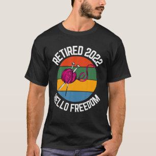Camiseta Crochet retirado 2022 Hello Freedom Crocheting