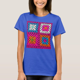 Camiseta Crochet Square Colores vivos Crochet Lovers