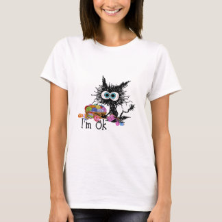 Camiseta Crochet Y Tejido Im Ok Gracioso Knit De Crochet De