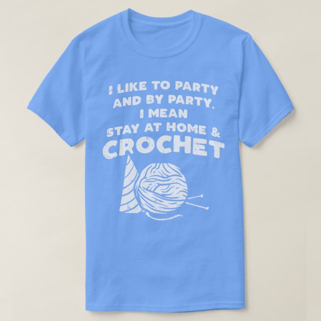 Camiseta Crocheting 1 (Diseño del anverso)