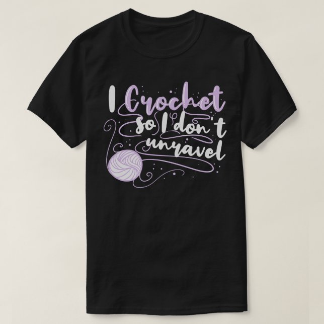 Camiseta Crocheting 10 (Diseño del anverso)