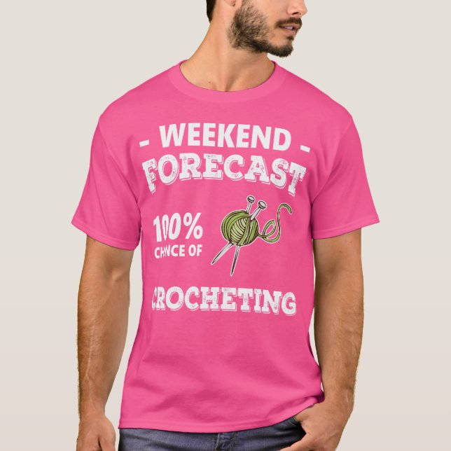Camiseta Crocheting Lover Funny Crochet  Yarn Knitting Croc (Anverso)