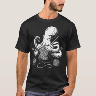 Camiseta Crochetopus Pulpo Ganchillo Tejer Hilo