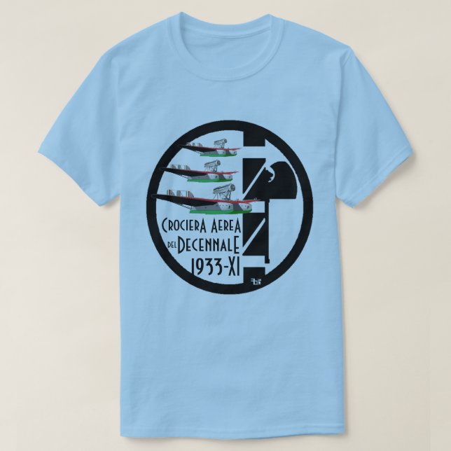 CAMISETA CROCIERA AEREA (Diseño del anverso)