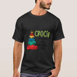 Camiseta Crocin Alrededor Del Divertido Árbol De Navidad