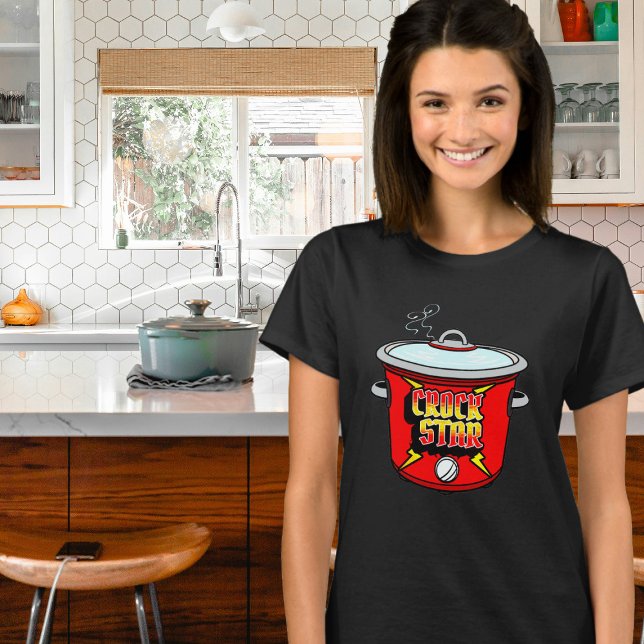 Camiseta Crock Star Crock Pot Cooking (Crock Star Collection - T Shirt)