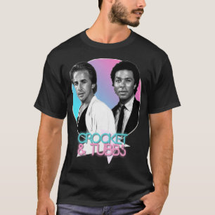 Camiseta Crockett y Tubbs Retro Miami Vice Tributo a los 80