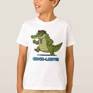 Camiseta Croco-Lawyer: Justicia con estilo