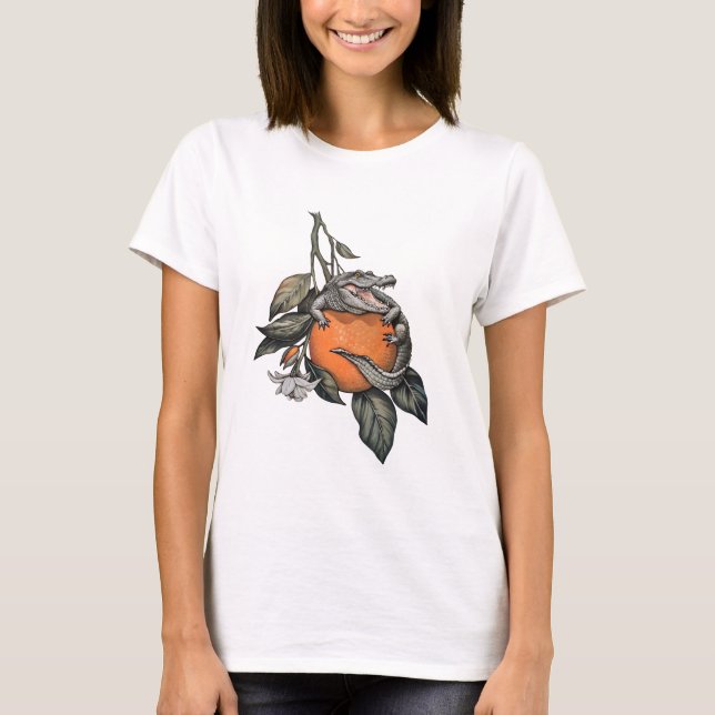 Camiseta Croco Naranja (Anverso)