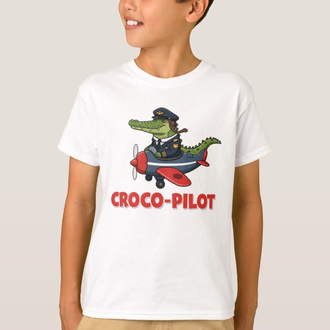 Camiseta Croco-Pilot aumenta (Anverso)