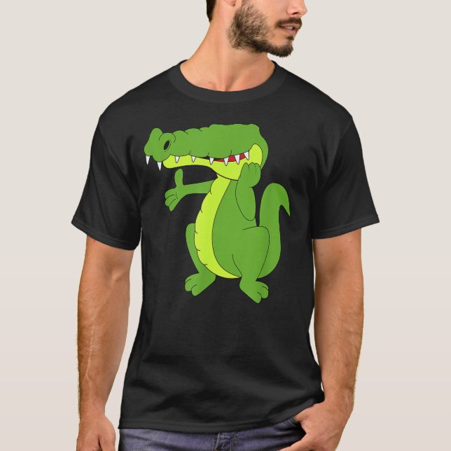 Camiseta Crocodile Alligator Matching Group Halloween Costu (Anverso)