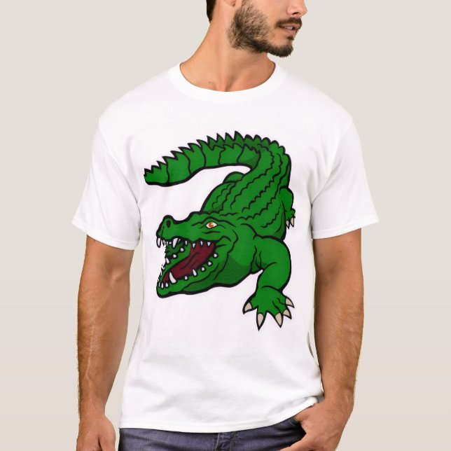 Camiseta crocodile cartoon  (Anverso)