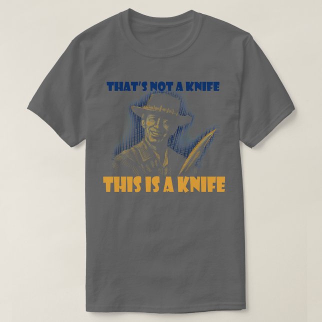 Camiseta Crocodile Dundee (Diseño del anverso)
