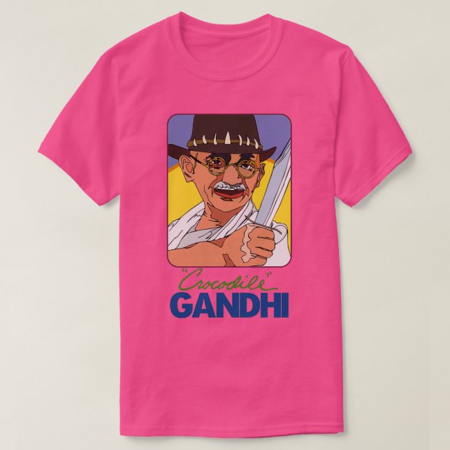 Camiseta Crocodile Gandhi (Diseño del anverso)