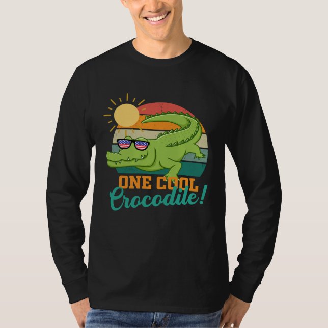 Camiseta Crocodile Men Women Kids Boys Girls Children Croco (Anverso)
