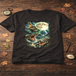 Camiseta Crocodile Moon T-Shirt