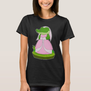 Camiseta Crocodile Novia Velo Boda