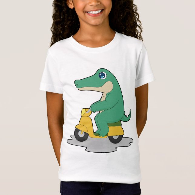 Camiseta Crocodile Scooter (Anverso)