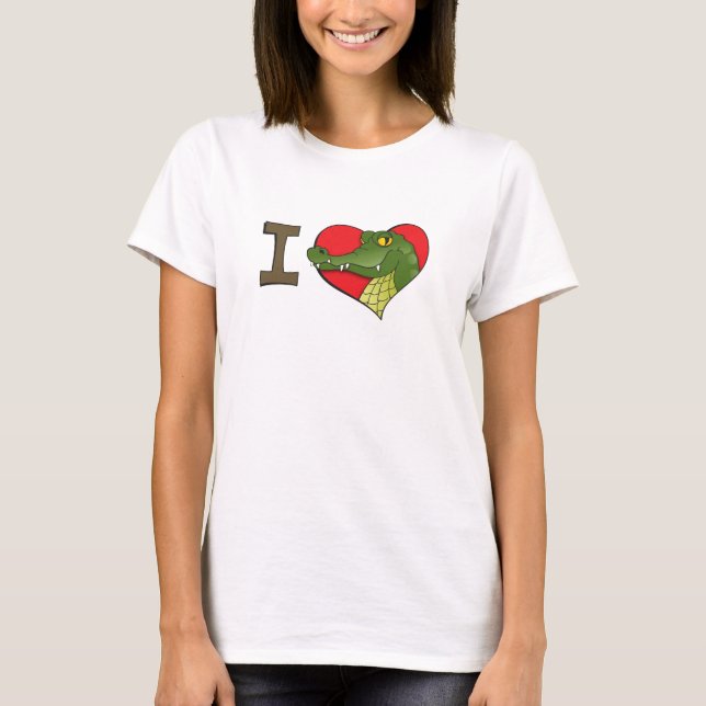 Camiseta Crocs del corazón I (Anverso)