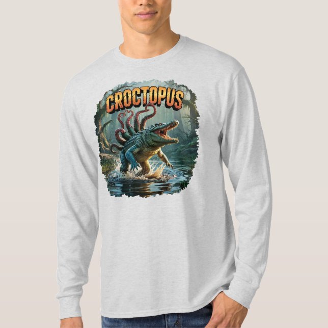Camiseta Croctopus Ilustracion Combo Creature Gracioso (Anverso)