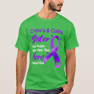Camiseta Crohman Colitis Hermana La Mayoría De La Gente Nun
