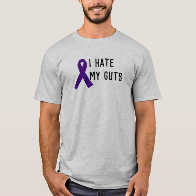 Camiseta Crohn/colitis odio mi tripa (Anverso)