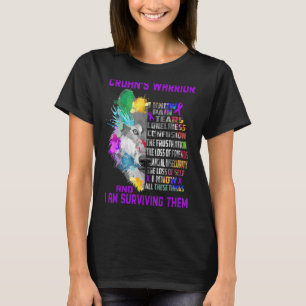 Camiseta Crohn's Conozco todas estas cosas y estoy sobreviv
