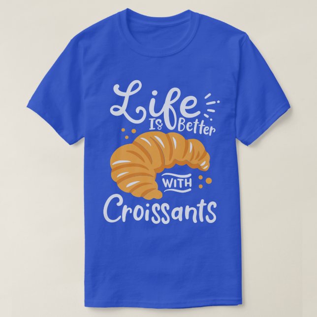 Camiseta Croissant French Baking (Diseño del anverso)