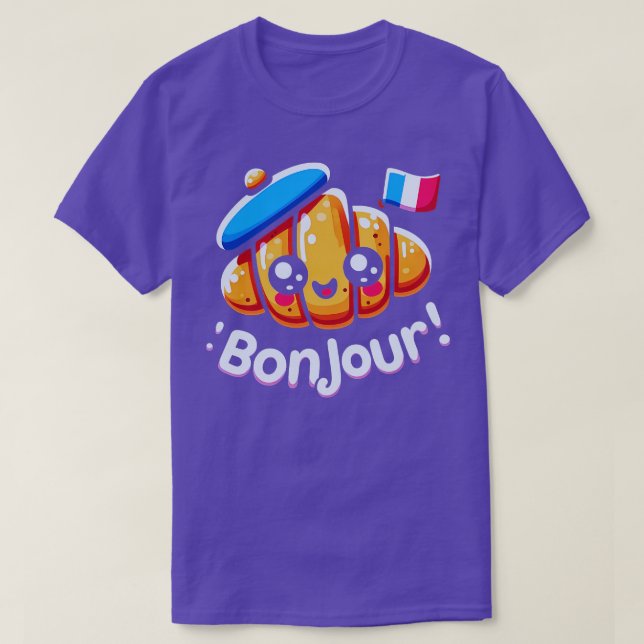 Camiseta Croissant Funny Baking Quita 1 (Diseño del anverso)