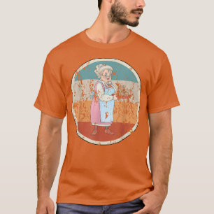 Camiseta Croissant Grandma Baking Baker Vintage 
