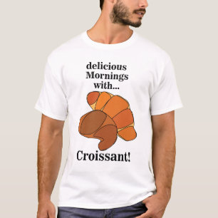 Camiseta Croissant Pastelería Foodie