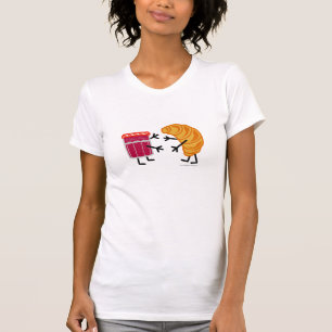 Camiseta Croissant y atasco - personalizable
