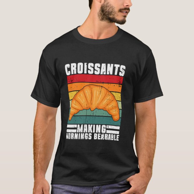 Camiseta Croissants Creando Buenos Días (Anverso)