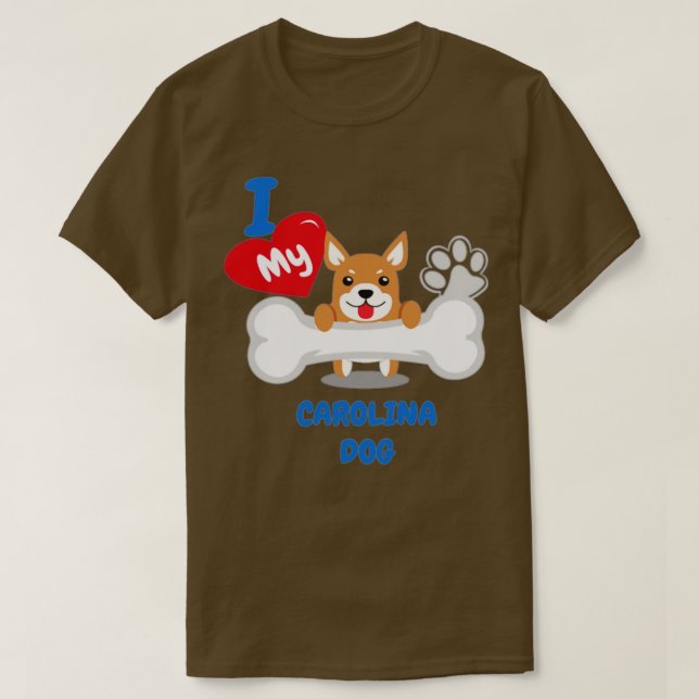 Camiseta CROLINA Perro Cute Perro Regalo Idea Perros Gracio (Diseño del anverso)