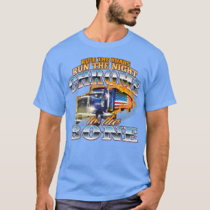 Camiseta Cromado A La Camionera Bone Semi Trucking Tru