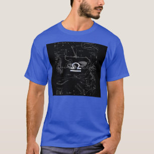 Camiseta Cromo como el símbolo libra zodiaco en Hevelius
