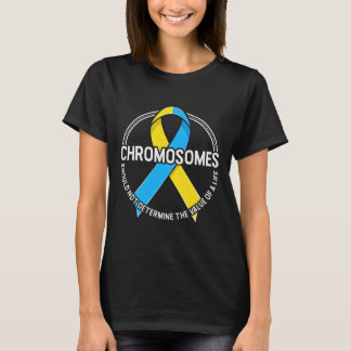 Camiseta Cromosomas Cita Disminución Cinta de Concienciació