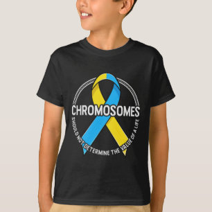 Camiseta Cromosomas Cita Disminución Cinta de Concienciació