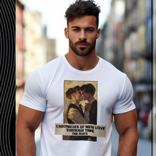 Camiseta Crónicas de hombres que aman a través del tiempo, 