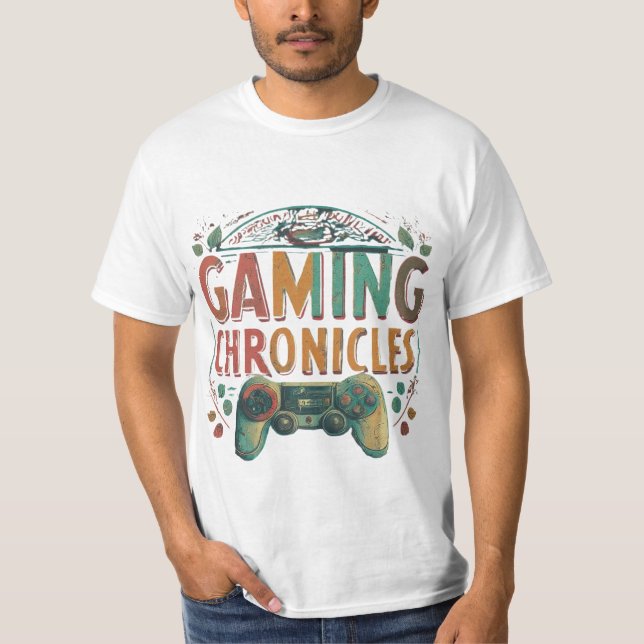 Camiseta Crónicas de juegos (Anverso)