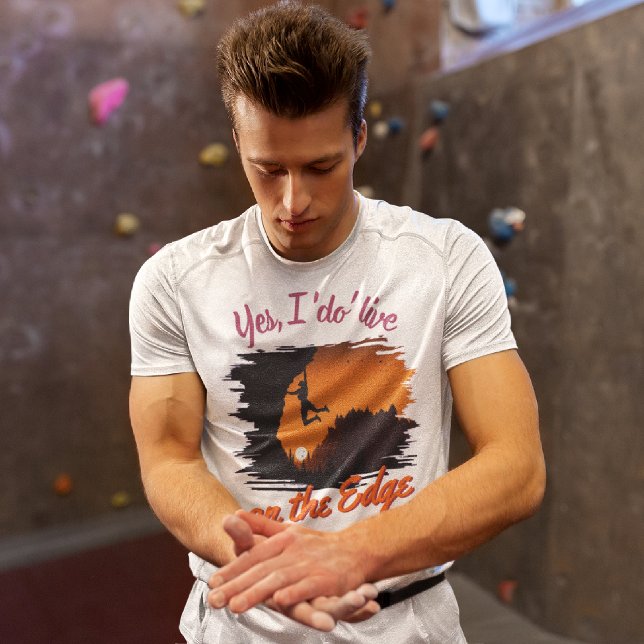 Camiseta Cronista de rock divertido | Bouldering - Live on  (Subido por el creador)