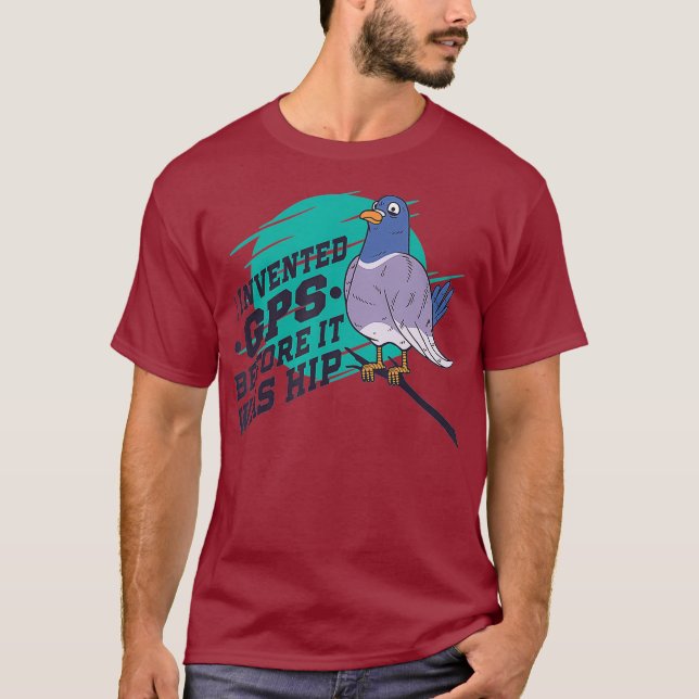 Camiseta Cronómetro de palomas de pichón (Anverso)