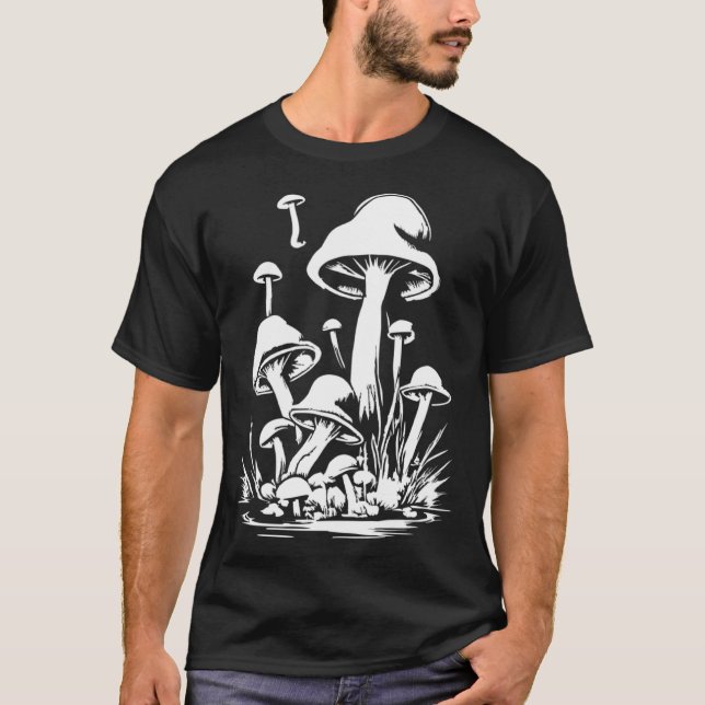 Camiseta Crooming Mushrooming Mycology Hunter Fungi Mushr (Anverso)