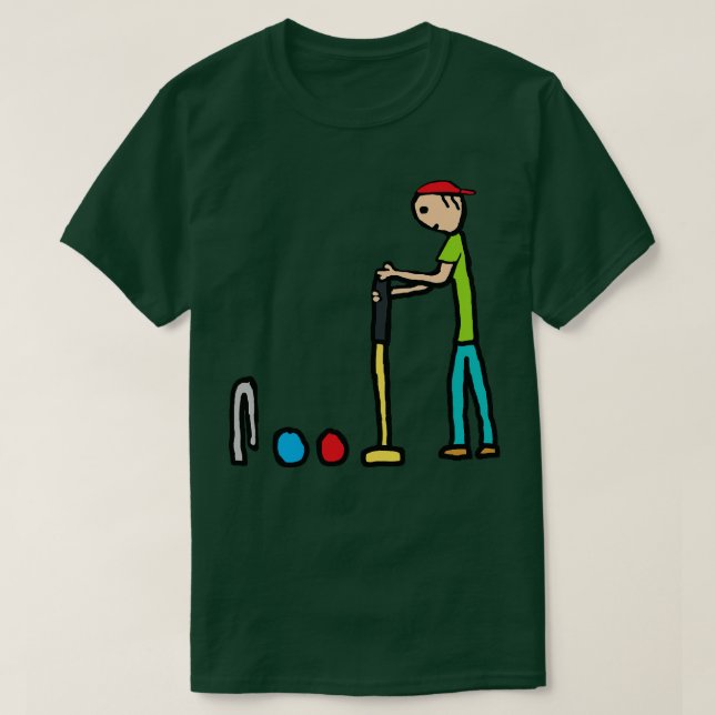 Camiseta Croquet (Diseño del anverso)