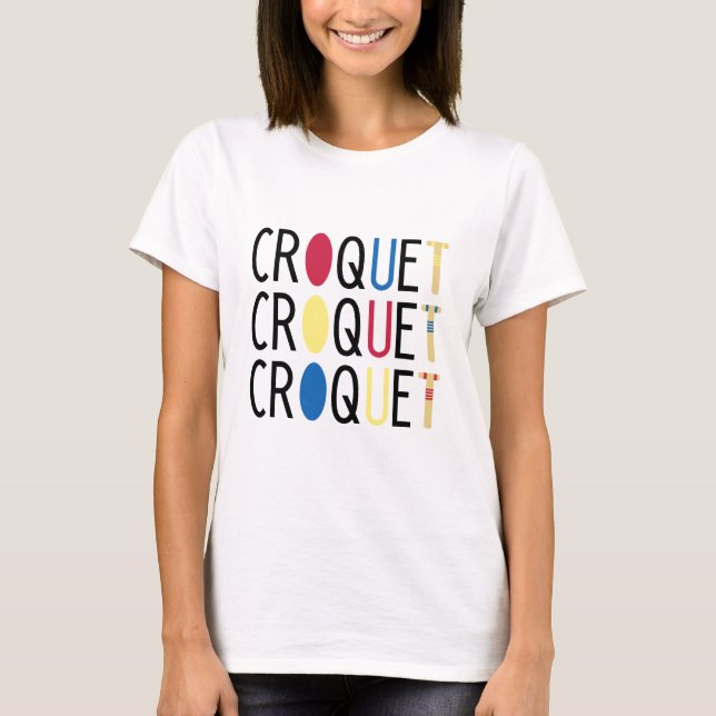 Camiseta croquet (Anverso)