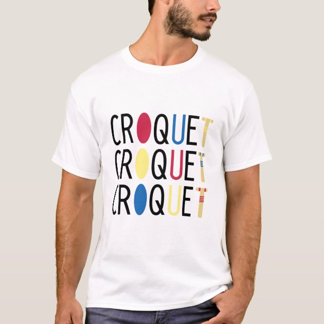 Camiseta croquet (Anverso)