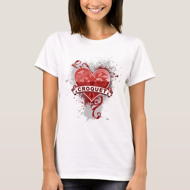 Camiseta Croquet del amor (Anverso)
